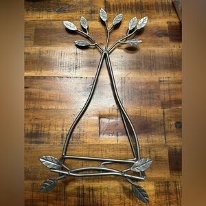 Silver Pewter Picture Frame Holder